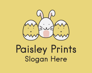 Easter Bunny Chicks  logo design