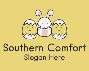 Easter Bunny Chicks  logo design