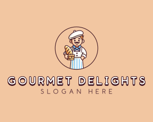 Baguette Bread Bakery logo design