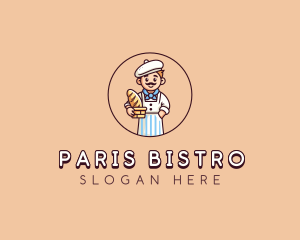 Baguette Bread Bakery logo design