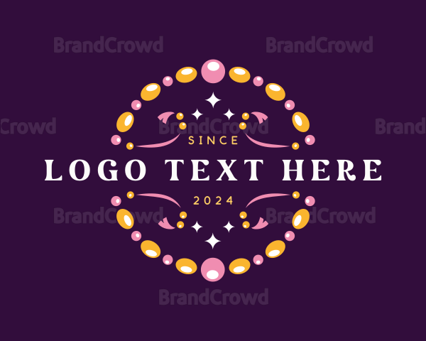 Beads Bracelet Accessory Logo