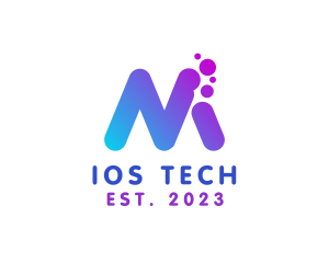 Ios - Startup Messaging App Letter M logo design