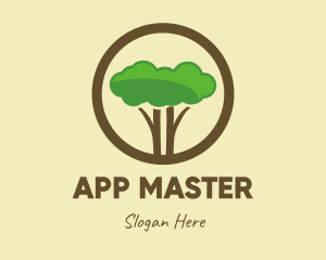 Apps - Round Tree Cloud Safari logo design