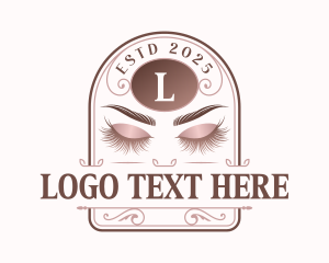 Lashes - Feminine Elegant Lashes logo design