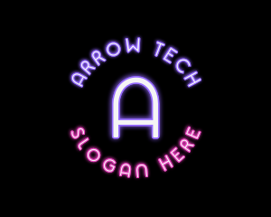 Digital Neon Technology  logo design