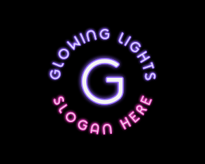 Lights - Digital Neon Technology logo design