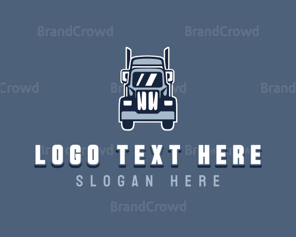 Cargo Trailer Truck Vehicle Logo