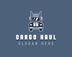 Cargo Trailer Truck Vehicle logo design