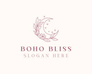 Bohemian Moon Boutique logo design