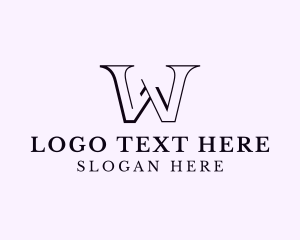 Business - Fashion Boutique Letter W logo design