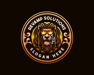 Jamaican Lion Smoke Logo