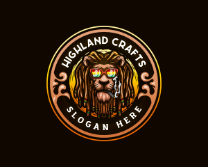 Jamaican Lion Smoke logo design