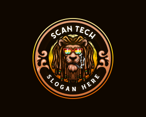 Jamaican Lion Smoke logo design