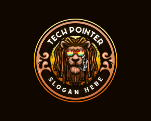 Jamaican Lion Smoke logo design