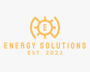 Solar Energy Power logo design