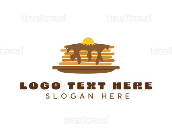 Fluffy Sweet Pancake Logo