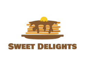 Crepe - Fluffy Breakfast Pancakes logo design