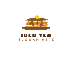 Fluffy Sweet Pancake logo design