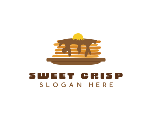 Fluffy Sweet Pancake logo design