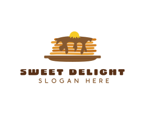 Fluffy Sweet Pancake logo design