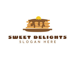 Fluffy Sweet Pancake logo design