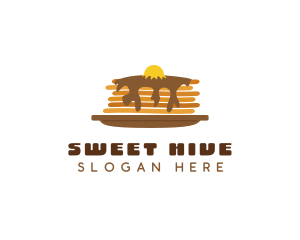 Fluffy Sweet Pancake logo design