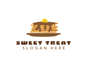 Fluffy Sweet Pancake logo design