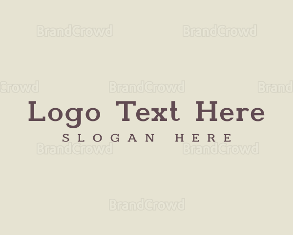 Retro Boutique Trendy Business Logo