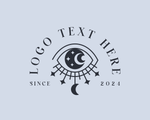 Tarot - Cosmic Celestial Eye logo design