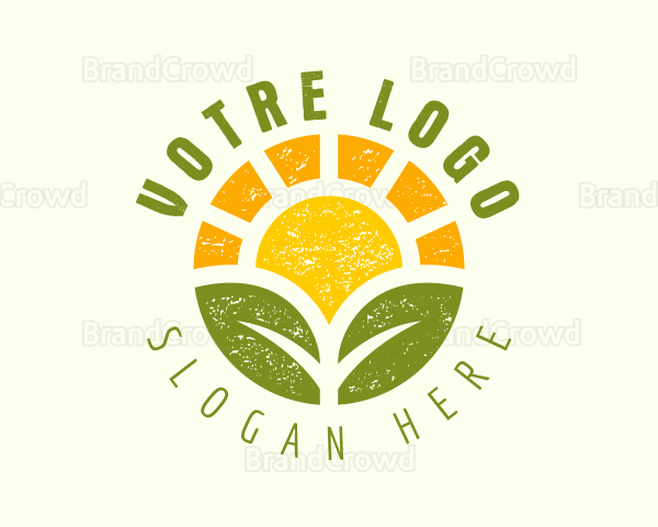 Sun Leaf Horticulture Logo