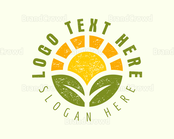 Sun Leaf Horticulture Logo