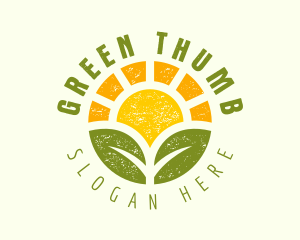 Horticulture - Sun Leaf Horticulture logo design