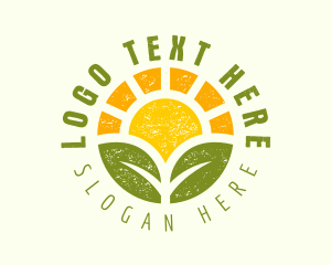 Horticulture - Sun Leaf Horticulture logo design