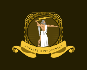 Zeus Greek God logo design