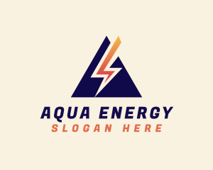 Electrical Energy Lightning  logo design