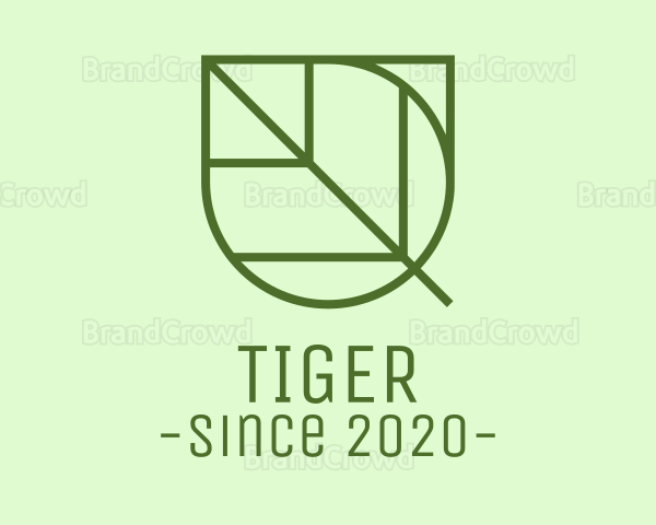 Simple Garden Leaf Logo