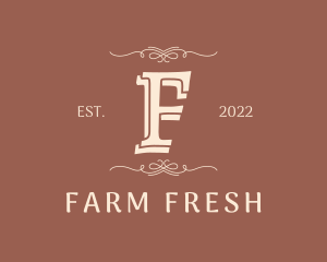 Antique Western Farm logo design