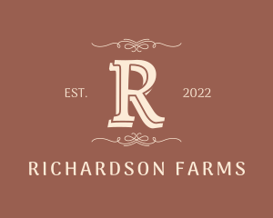 Antique Western Farm logo design