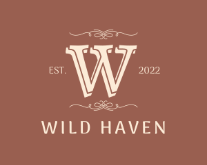 Antique Western Farm logo design