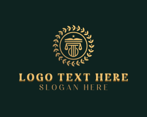 Notary - Legal Justice Scale logo design