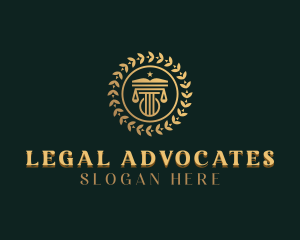 Legal Justice Scale logo design