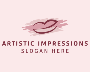 Lipstick Makeup Artist logo design