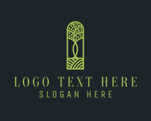 Sustainability - Tree Planting Garden logo design