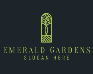 Tree Planting Garden logo design