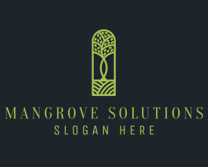 Tree Planting Garden logo design