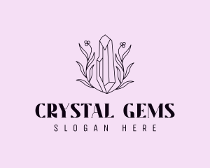 Luxury Jewelry Crystal logo design