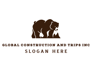 Masculine - Bear Animal Wildlife logo design
