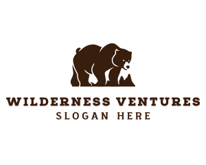 Bear Animal Wildlife logo design