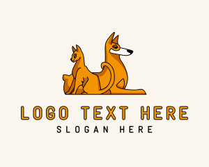 Dog Cat Animal Care logo design