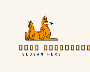 Dog Cat Animal Care Logo